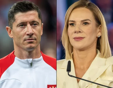 Miniatura: Nawrocka u boku Lewandowskiego. To...